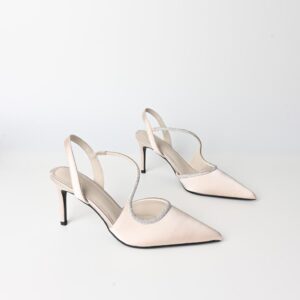 Nude-Pointed Heels